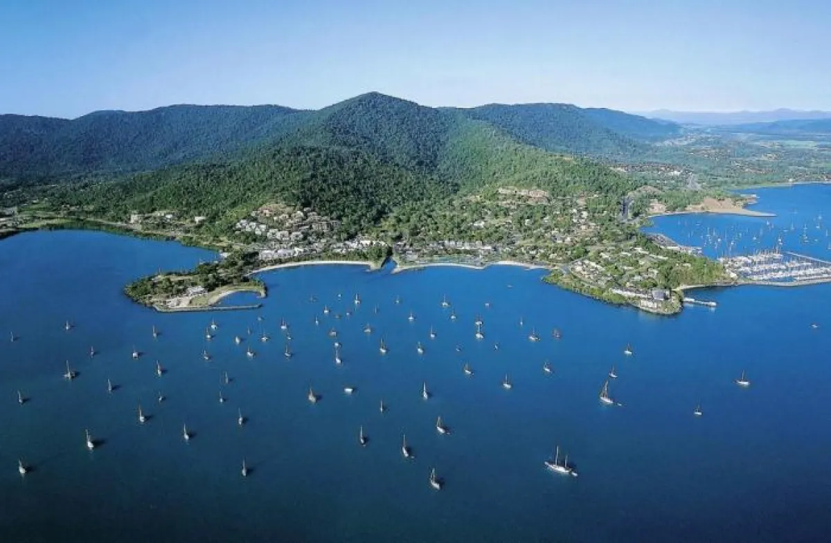 Airlie Beach aerial