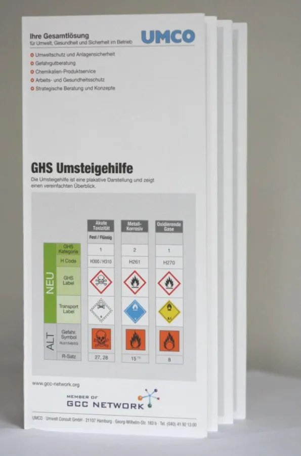 Die GHS Umsteigehilfe räumt auf mit den Fragezeichen beim Kennzeichnen und Tranportieren von Chemikalien.
