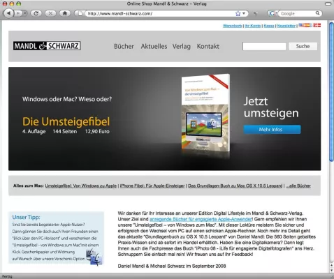 Bild: Mandl&Schwarz mit neuer Website und Verschenkoption