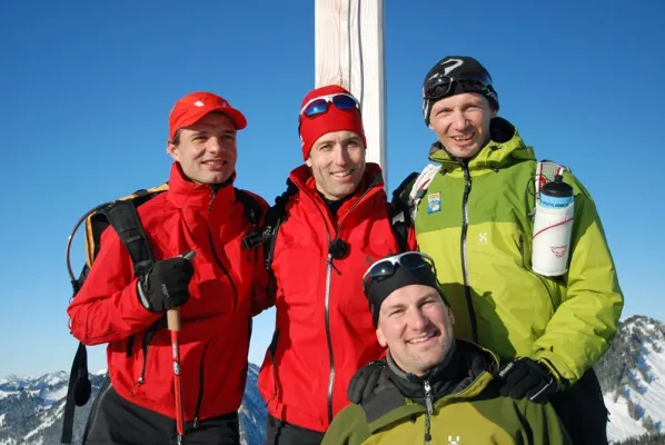 Bild: Peter Schlickenrieder startet zur Alpenüberquerung durch vier Länder