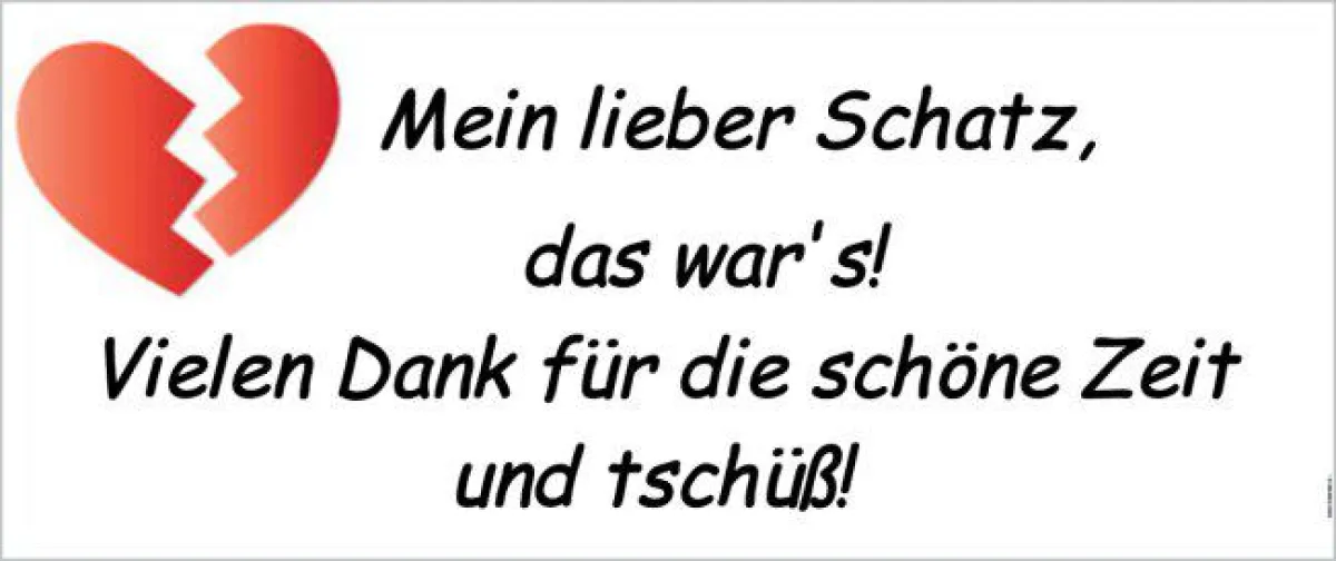 Trennung in der Gondel- Trennung mit Stil