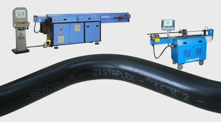 Biegen von ZISTAPLEX® Rohren Bild: Biegen von ZISTAPLEX® Rohren
