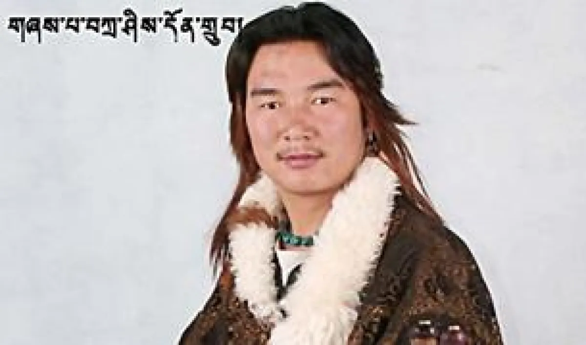 Der Sänger Tashi Dhondup
