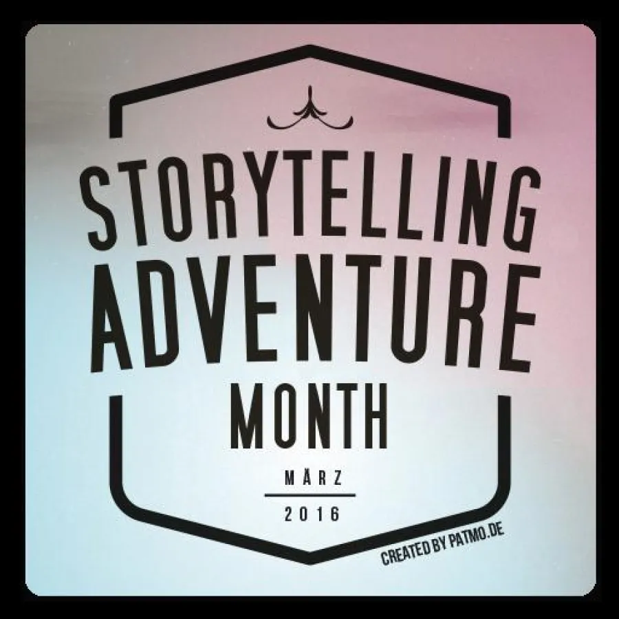 Logo des Storytelling Adventure Month