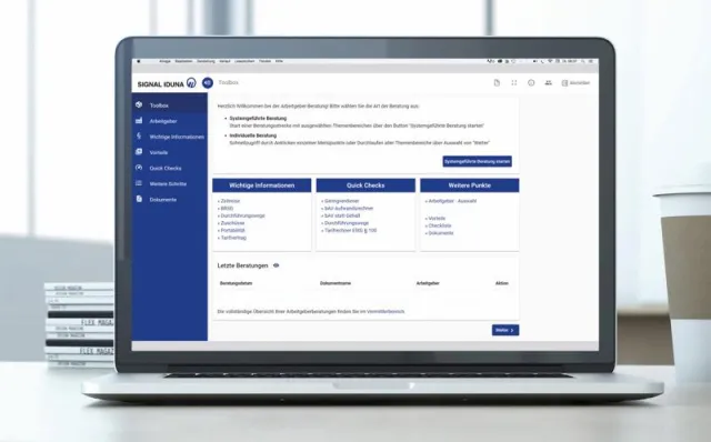 Bild: SIGNAL IDUNA geht als erster Versicherer mit bAV-Arbeitgeberberatung online