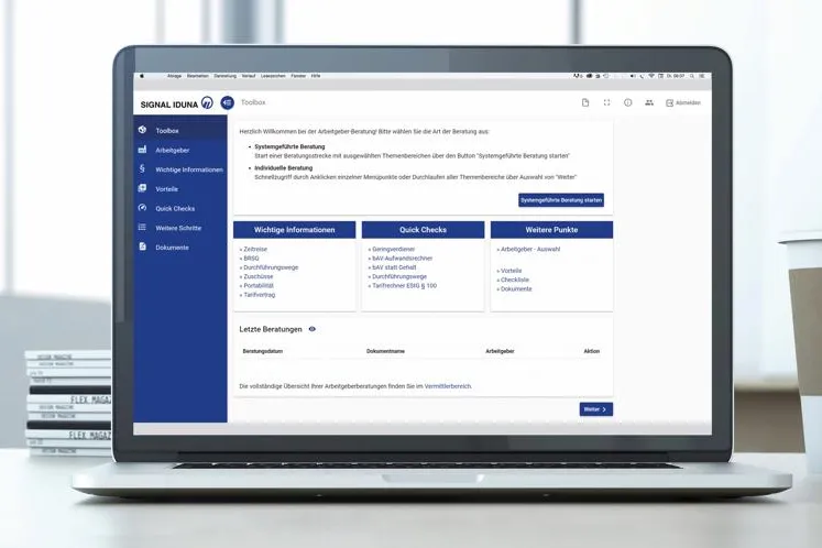 Bild: SIGNAL IDUNA geht als erster Versicherer mit bAV-Arbeitgeberberatung online