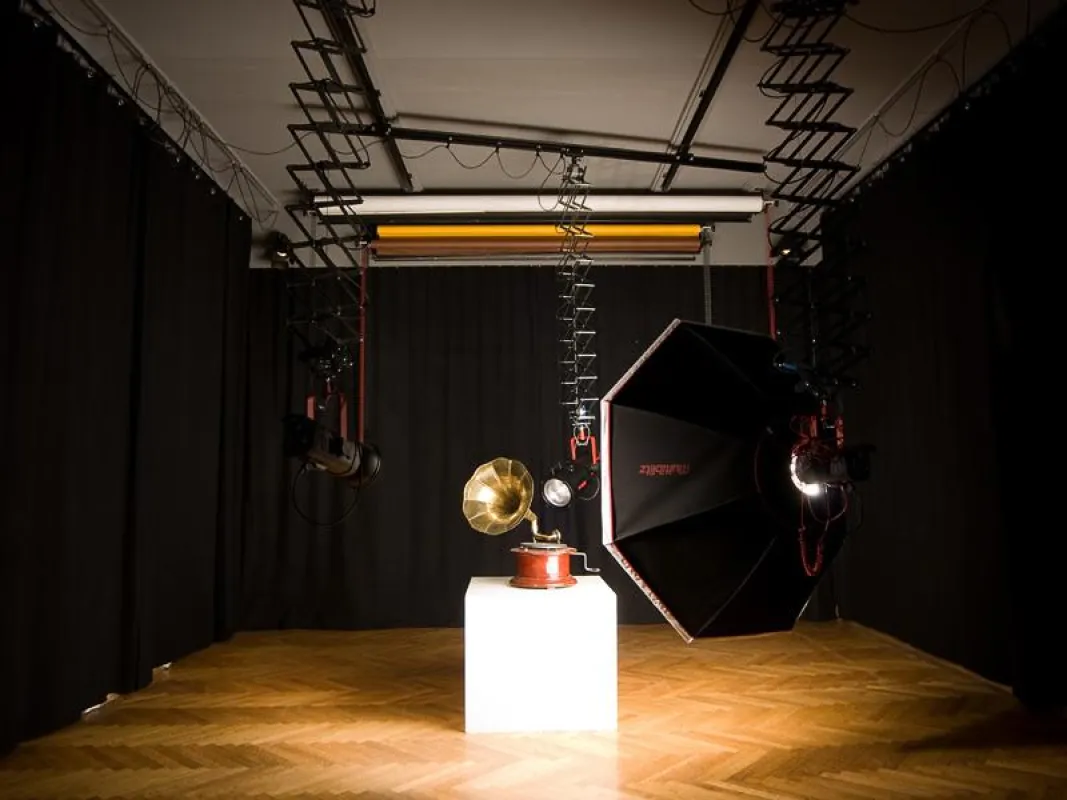 Ein Blick in das Studio von fotografie.at