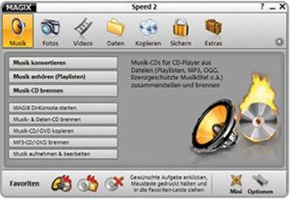Bild: MAGIX Speed 2 - der Datenbeschützer