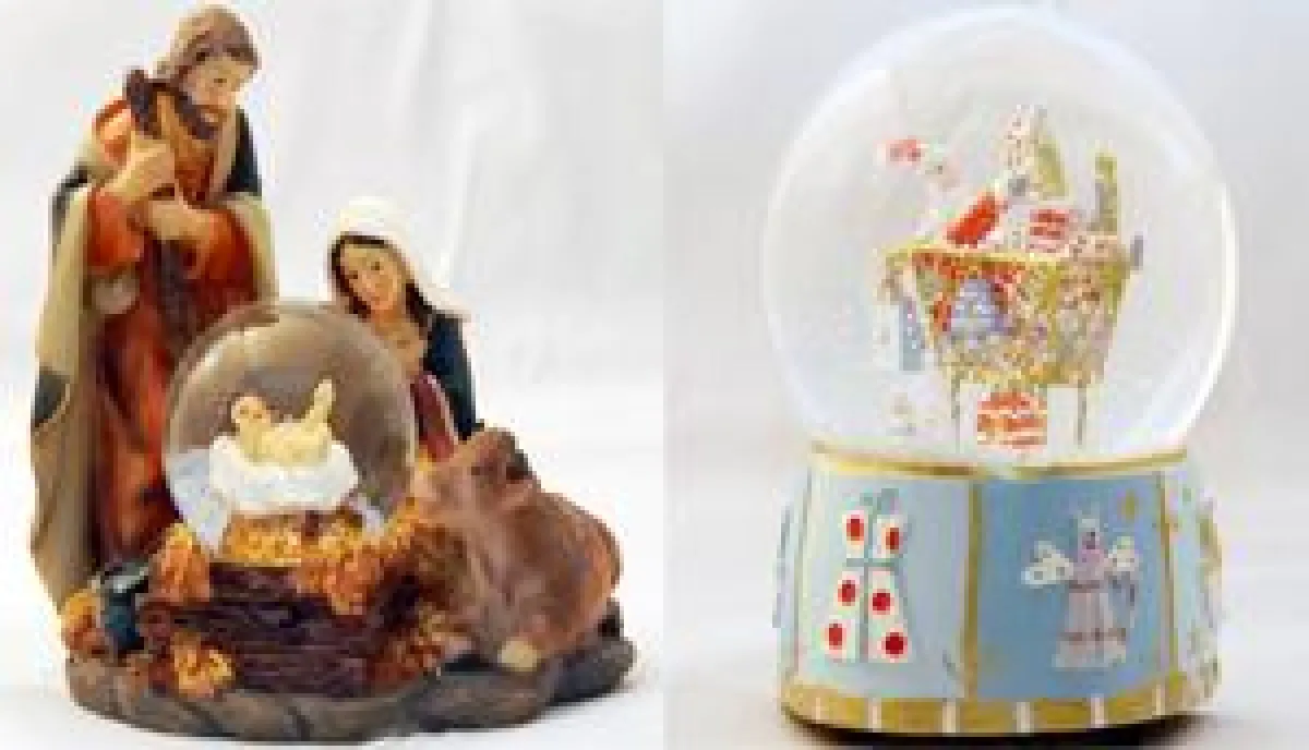 Von der klassischen Krippe bis zum modernen Christmas-Shopping - auf www.schneekugelhaus.de findet jeder die passende Schneekugel