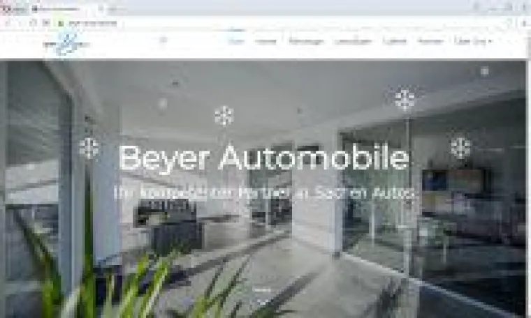 Beyer Automobile ab jetzt bei cmsGENIAL Bild: Beyer Automobile ab jetzt bei cmsGENIAL