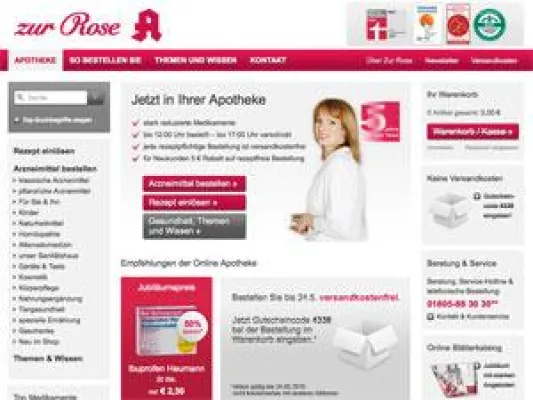 Bild: Neuer Onlineshop von Apotheke Zur Rose betont Servicegedanken