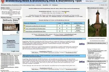 Brandenburg-Infos.de: Jetzt neu mit Forum und Fotogalerie Bild: Brandenburg-Infos.de: Jetzt neu mit Forum und Fotogalerie