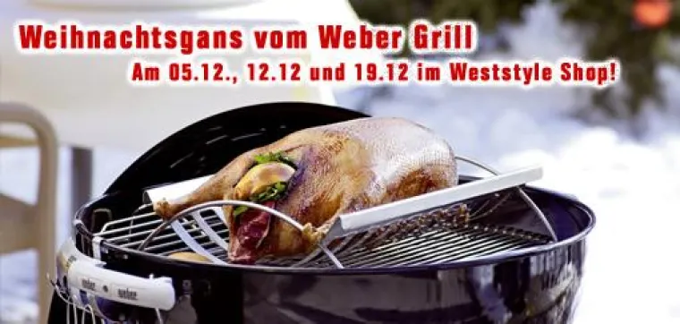 Weihnachtsgans vom Weber Grill Bild: Weihnachtsgans vom Weber Grill