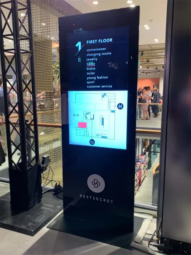 Bild: Digital Signage by NORDLAND - Für das „Beste Geheimnis“ in Frankfurt