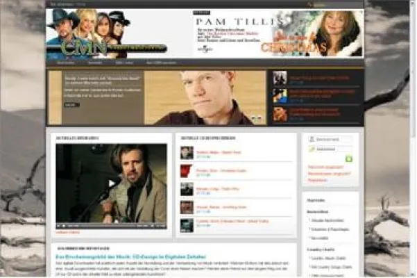 Bild: Vollbedienung für Country-Fans – die neue Website CountryMusicNews.de