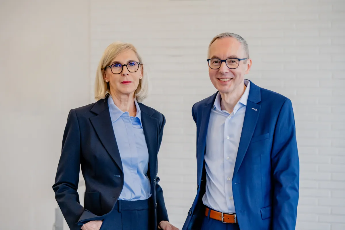 Neuer Vorstand der Deutschen Krebshilfe: Dr. Franz Kohlhuber und Karin Germann (Foto: Deutsche Krebs (© Deutsche Krebshilfe/Regina Brodehser)