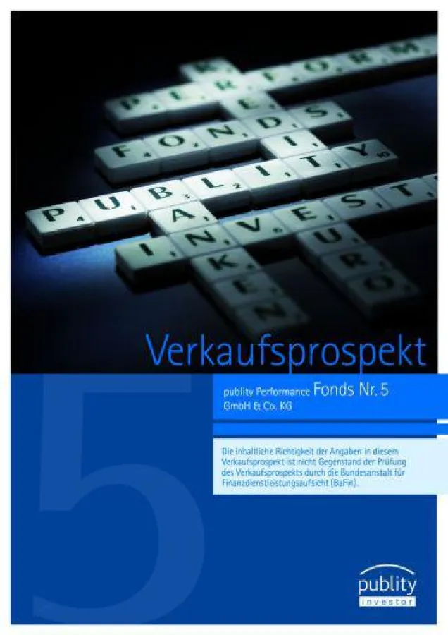 Verkaufsprospekt Fonds Nr. 5