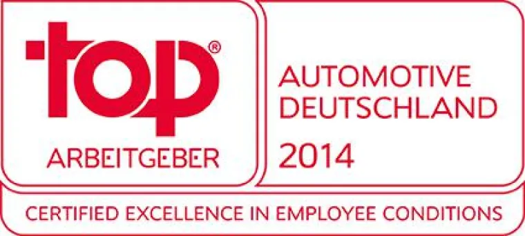 Xpuls GmbH ist als Top Arbeitgeber Automotive 2014 zertifiziert Bild: Xpuls GmbH ist als Top Arbeitgeber Automotive 2014 zertifiziert
