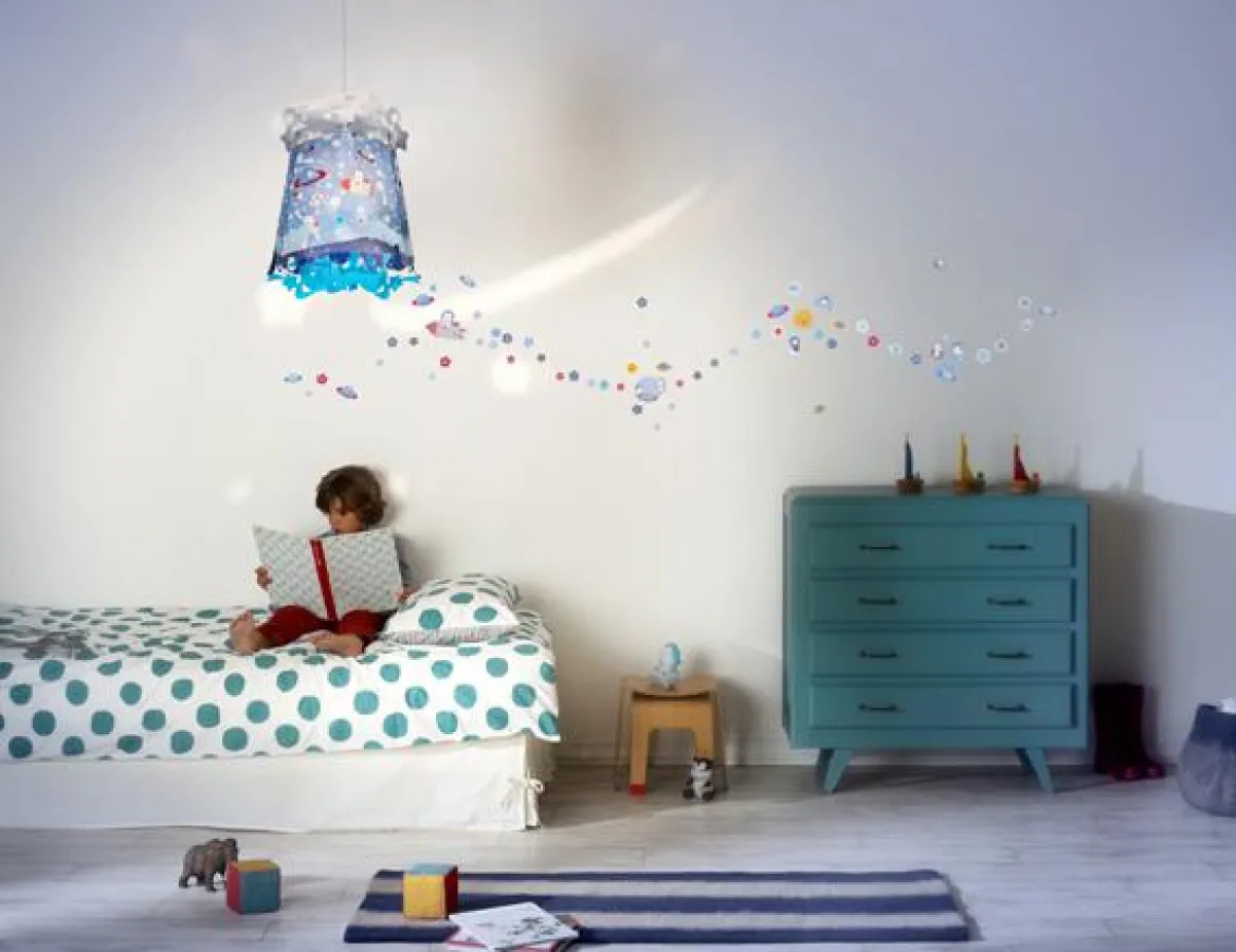 Pabobo Lampenschirme und Sticker: tolle Dekoration für Gute-Nacht-Geschichten!