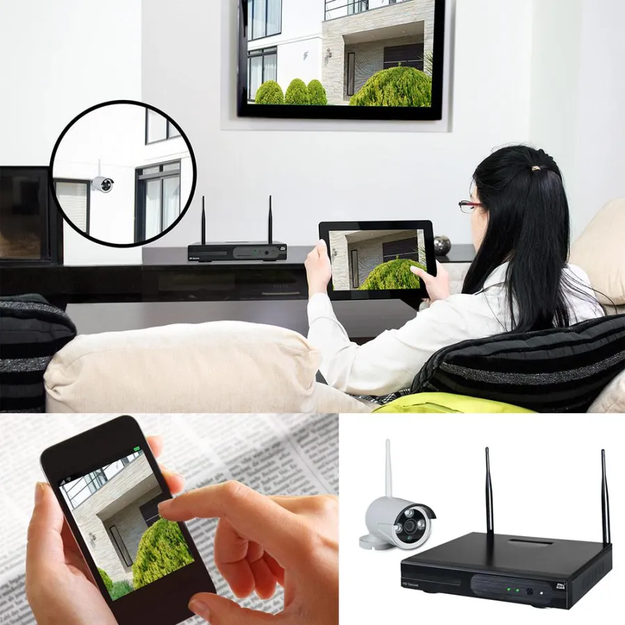 IP Videokamera per TV, Tablet oder Smartphone nutzen