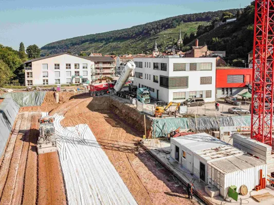 Bild: Effizient, nachhaltig, sicher: Gistex überzeugt bei Bodenverdichtung für neue Wohnanlage