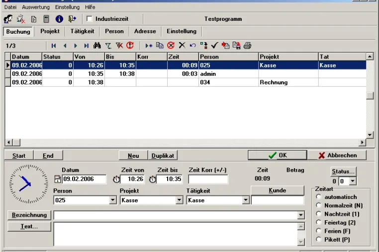 Bild: Personalzeit Manager 1.37.1: Arbeits- und Projektzeiten genau protokollieren