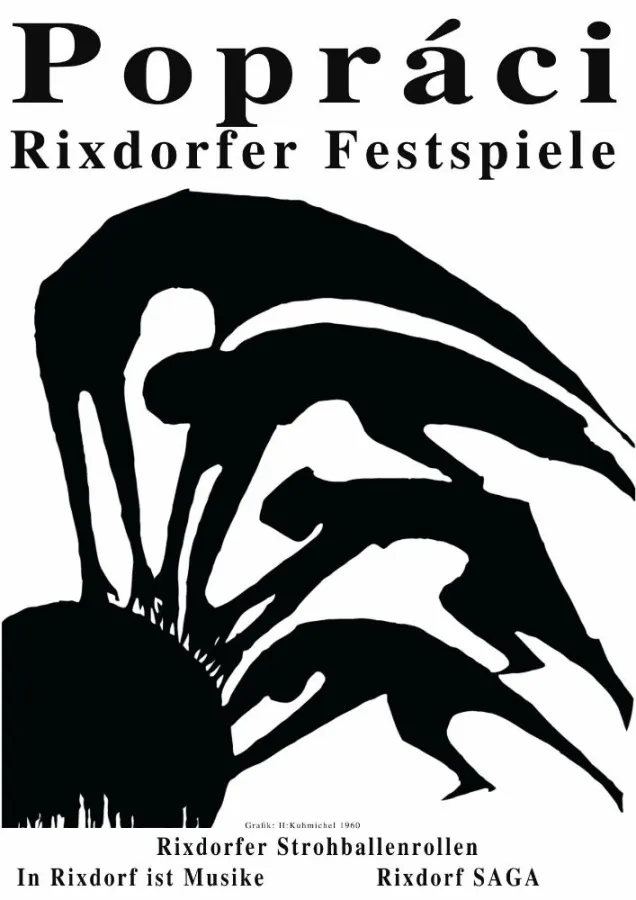 Popráci 2015: Das öffentliche 182. Rixdorfer Strohballenrollen