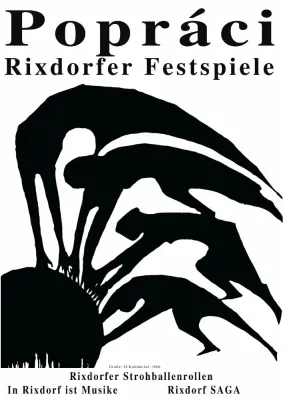 Bild: Popráci 2015: Das öffentliche 182. Rixdorfer Strohballenrollen