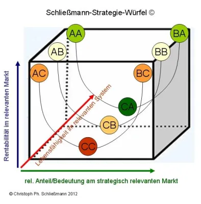 Bild: "Schließmann-Strategie-Würfel" modernisiert Michael Porters klassische Lehre