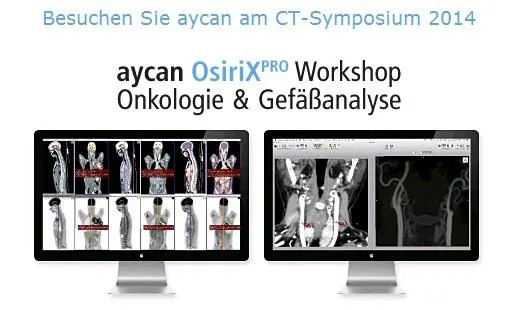 Bild: aycan OsiriX PRO Hands-on Workshop auf dem Mehrschicht CT 2014 in Garmisch-Partenkirchen