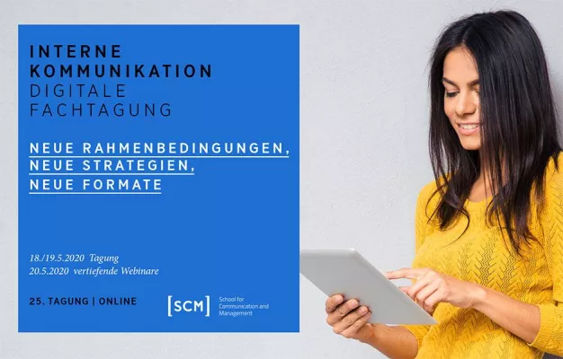 Online-Tagung Interne Kommunikation am 18./19. Mai 2020 Bild: Online-Tagung Interne Kommunikation am 18./19. Mai 2020