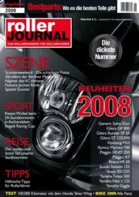 Bild: rollerJOURNAL: Die Neuheiten für 2008 - Die Qual der Wahl