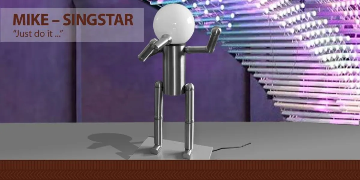 Singen Sie Ihren Song: Mit LED Design Leuchte MIKE-Singstar kann es losgehen