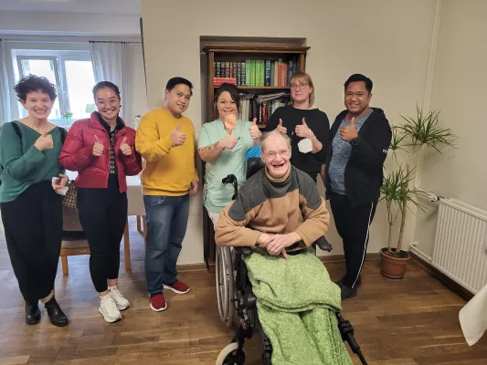 Bild: Fern der Heimat:  Philippinische Fachkräfte treten Dienst in Boizenburg an