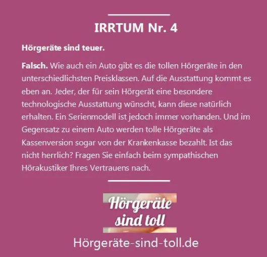12 Irrtümer über Hörgeräte: Was Menschen über die kleinen Hörwunder wissen sollten Bild: 12 Irrtümer über Hörgeräte: Was Menschen über die kleinen Hörwunder wissen sollten