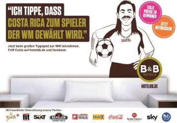 Bild: B&B HOTELS laden ein zum großen Online Tippspiel zur WM - Über 500 Preise zu gewinnen