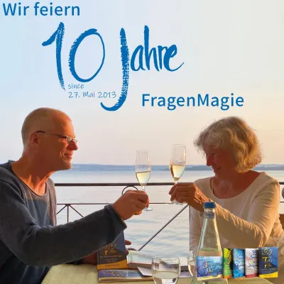 Bild: 10 Jahre "Fragen Magie" -  ein Wunderwerkzeug für alle Lebenslagen. 10 Jahre - öffnende Fragen