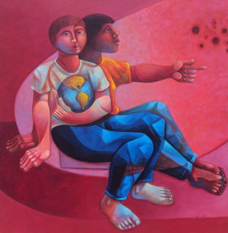 Sarro: Revendo o Futuro 130x130 cm