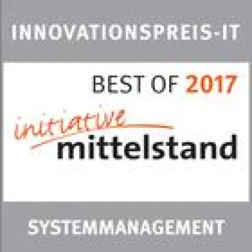 Bild: QuickHMI gehört beim INNOVATIONSPREIS-IT 2017 der „Initiative Mittelstand“ erneut zu den Besten