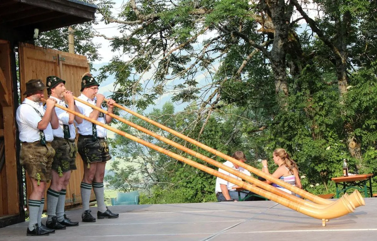 Das Alphorn gilt als Instrument absoluter Entschleunigung. Foto: pixabay.