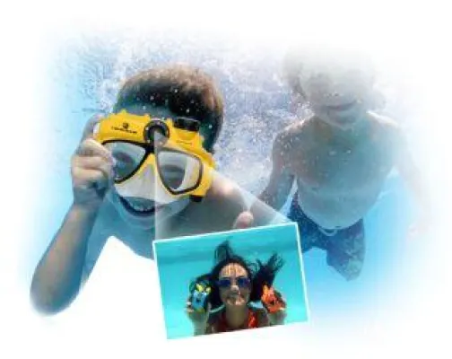 Taucherbrillen-Digitalkamera für Bild und Film Bild: Taucherbrillen-Digitalkamera für Bild und Film
