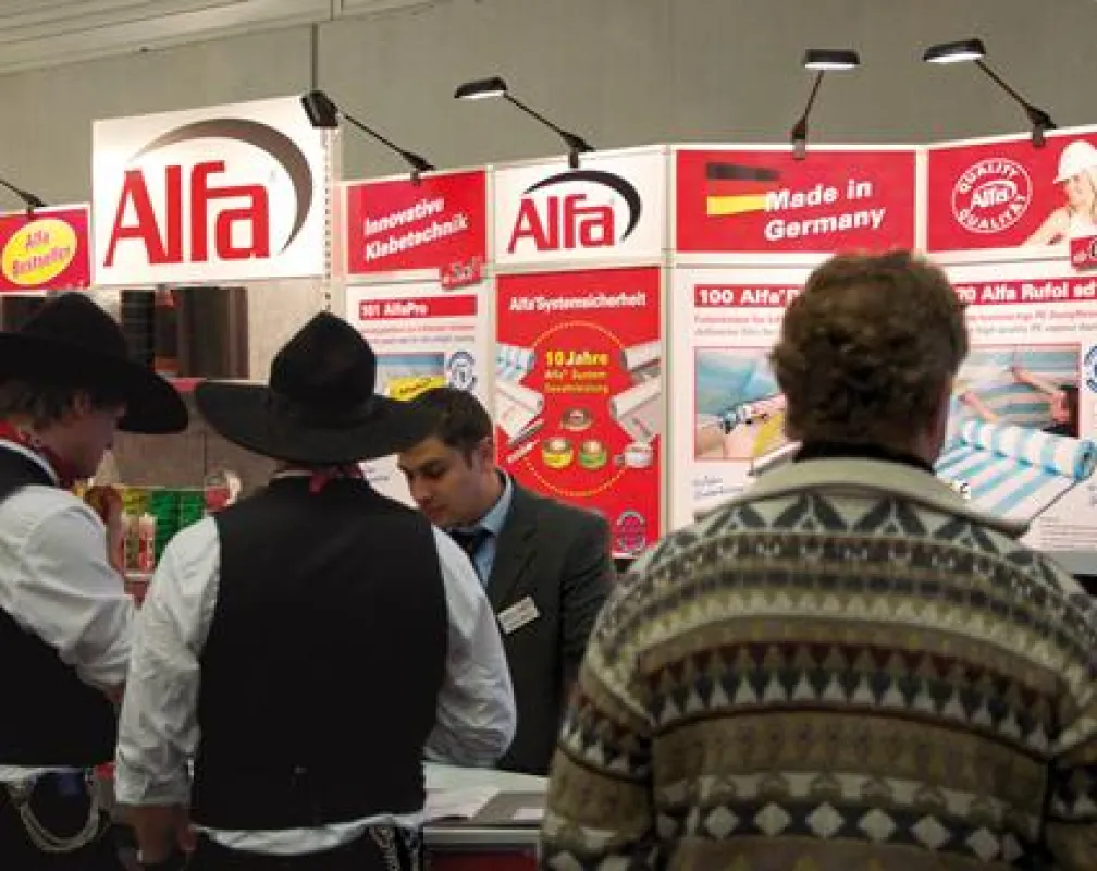 Rege Nachfrage am Messestand der Alfa GmbH