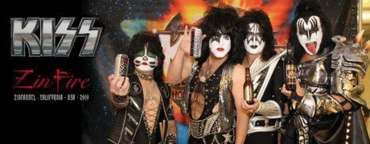 KISS - Wein und Bier endlich in Deutschland erhältlich Bild: KISS - Wein und Bier endlich in Deutschland erhältlich