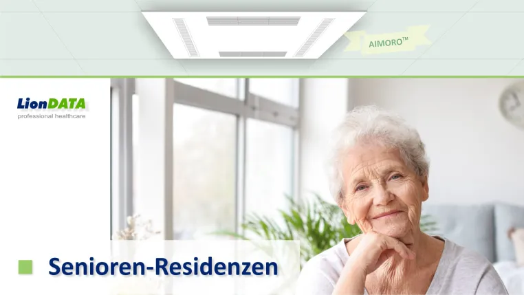 Bild: LionDATA Healthcare stellt neues AIMORO-System zur Raumluft-Entkeimung in belebten Räumen vor