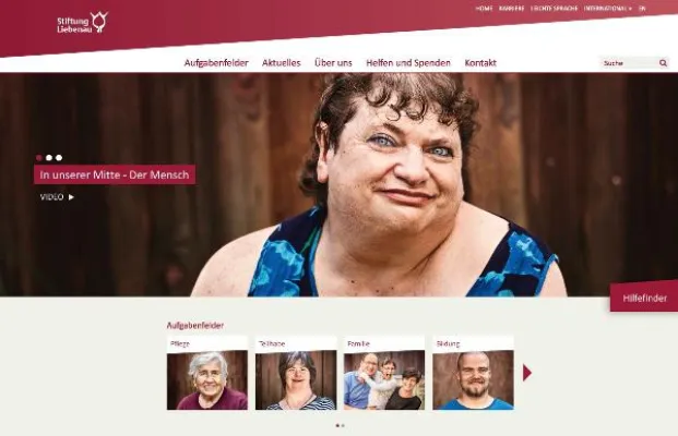 Bild: Stiftung Liebenau mit neuer Webseite