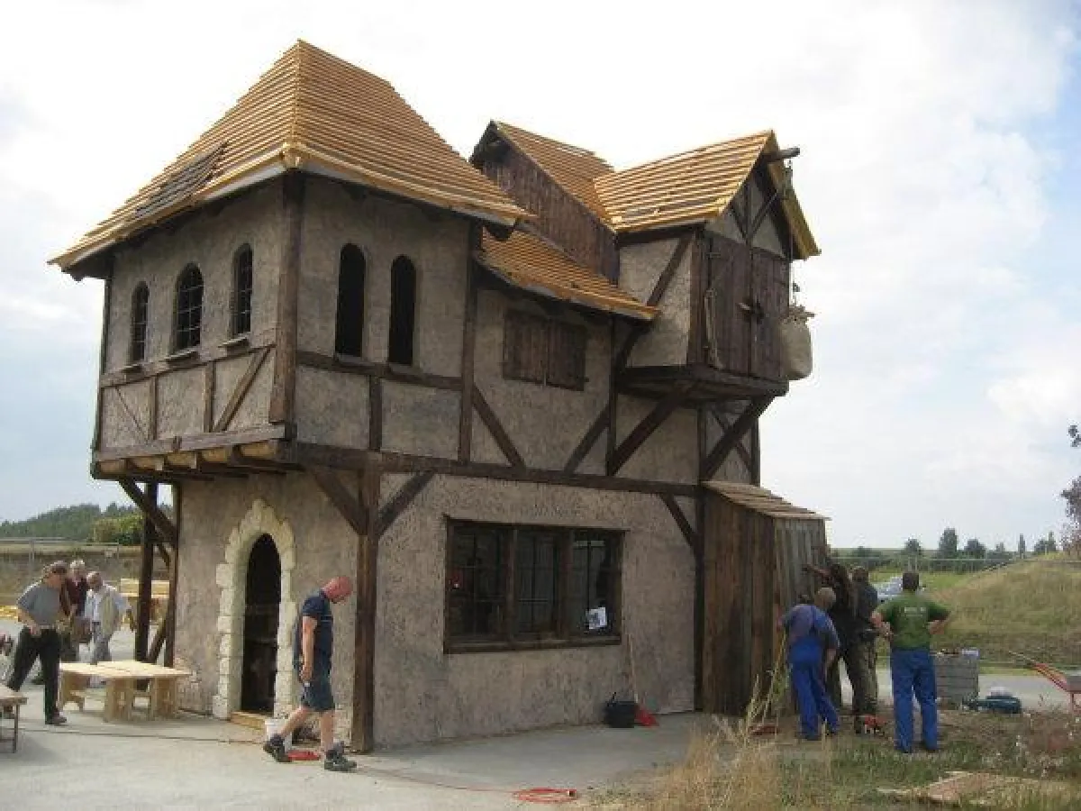 Das Musterhaus entsteht