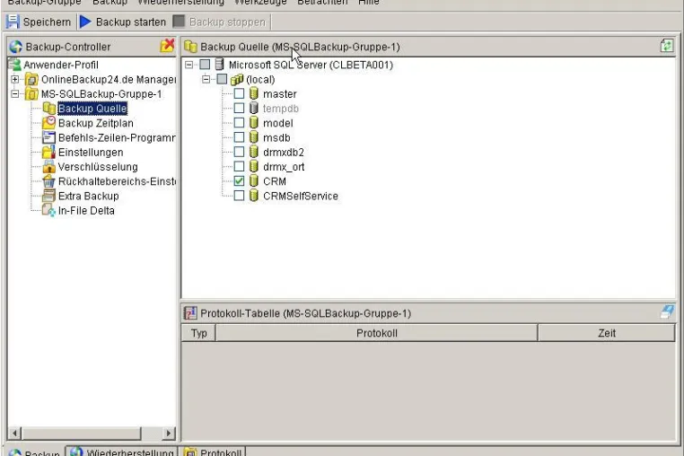 Gratis Online Backup Dienst sichert Microsoft SQL Server Bild: Gratis Online Backup Dienst sichert Microsoft SQL Server