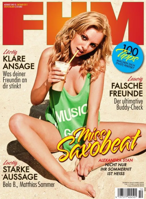 FHM-Cover mit Alexandra Stan (Oktober 2011)