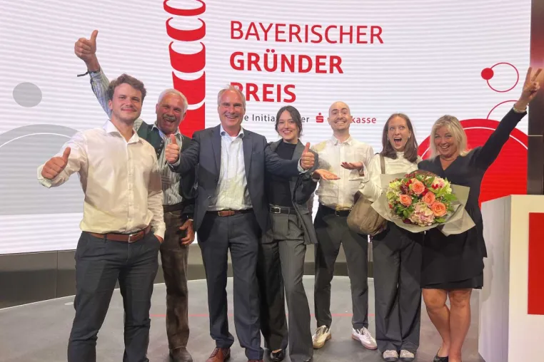 Bild: GEOXIP ist Preisträger des Bayerischen Gründerpreises 2026