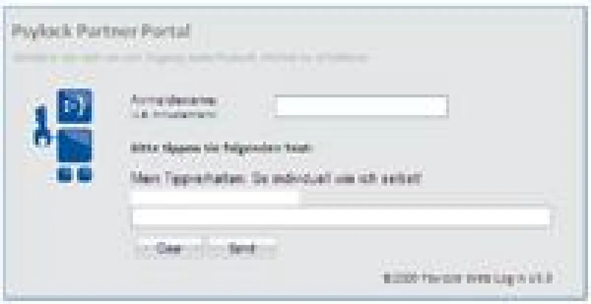 Login-Beispiel: Psylock-Partnerportal